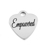 Empowered Laser Engraved Charm | Bellaire Wholesale
