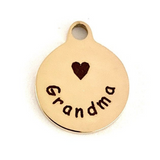 12mm Grandma Round Personalized Charm | Bellaire Wholesale