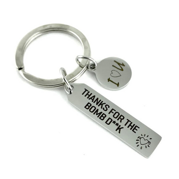 Mature Content Custom Keychain | Bellaire Wholesale