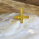 Gold Cross with Pearls Connector | Bellaire Wholesale