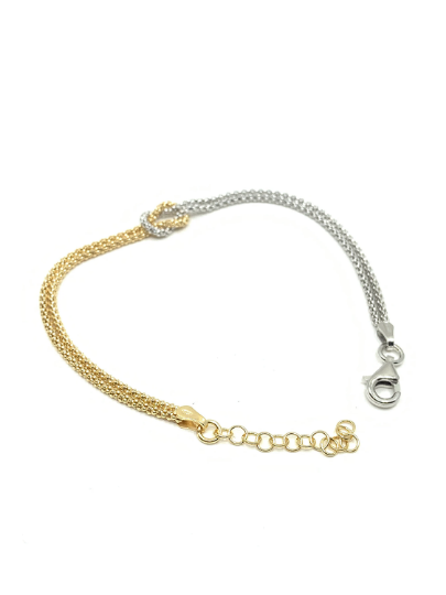 Dual Tone Knot Bracelet | Bellaire Wholesale