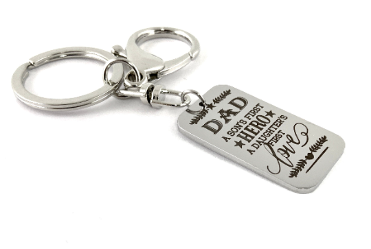 Father s Day Custom Keychain Bellaire Wholesale With Keychain