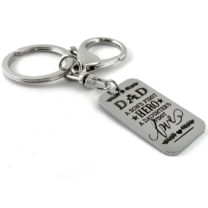 Father's Day Custom Keychain | Bellaire Wholesale