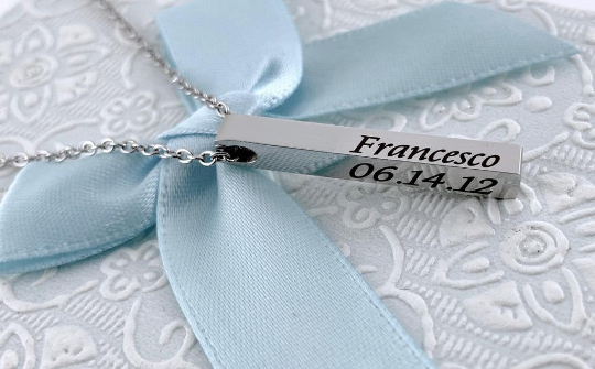 3D Personalized Engraved Name Bar | Bellaire Wholesale