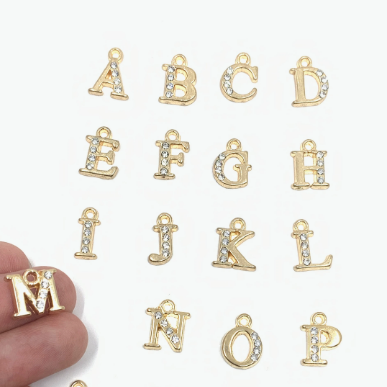 Alphabet Charms, Initial Letter Charms | Bellaire Wholesale