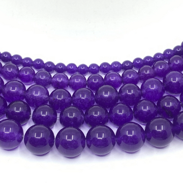 Dark Amethyst Jade Bead | Bellaire Wholesale