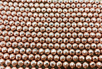 8mm Rose Gold Faceted Hematite Bead | Bellaire Wholesale