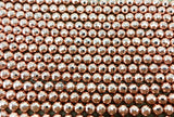 8mm Rose Gold Faceted Hematite Bead | Bellaire Wholesale