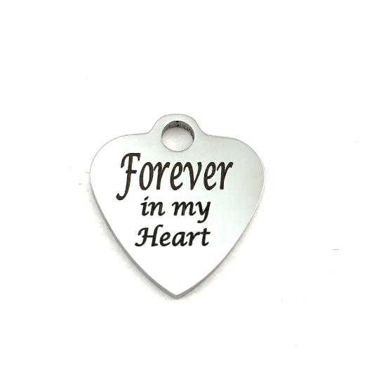 Forever in My Heart Engraved Charm | Bellaire Wholesale