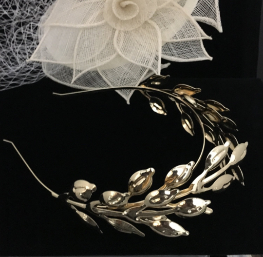 Hair Accessories, Gold Goddess Leaf Headband | Bellaire Wholesale