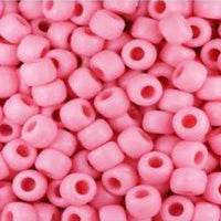 Plastic Beads, 4X6 Pony Beads, Light Pink | Bellaire Wholesale