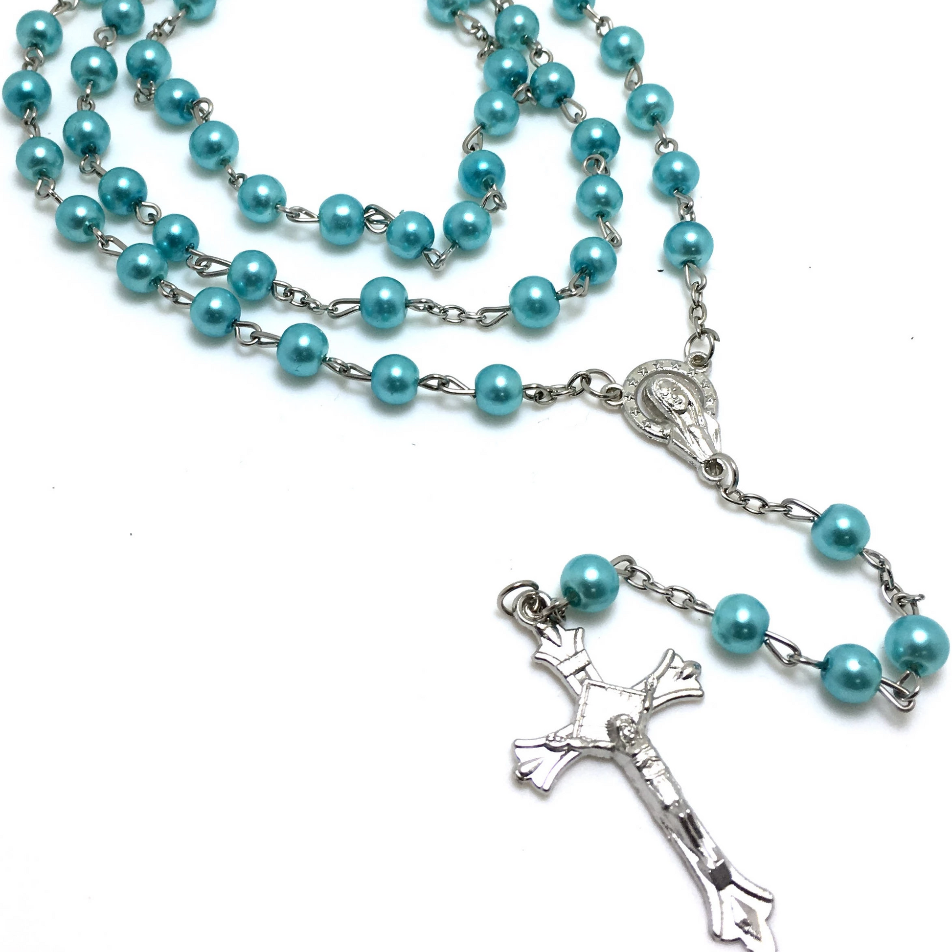 Pearl Long Rosary Necklace | Bellaire Wholesale