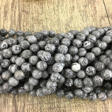 10mm Map Stone Bead | Bellaire Wholesale