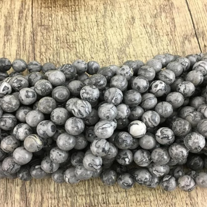 6mm Map Stone Bead | Bellaire Wholesale
