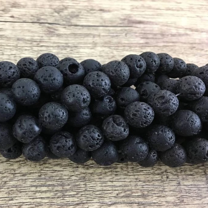 4mm Lava Bead | Bellaire Wholesale