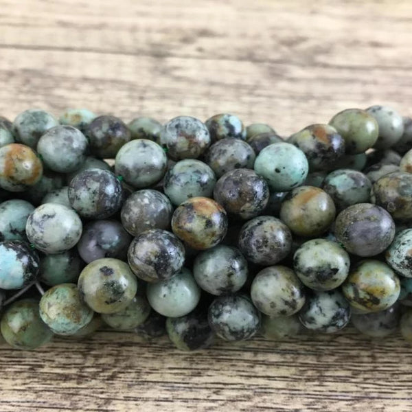 10mm African Turquoise Bead | Bellaire Wholesale
