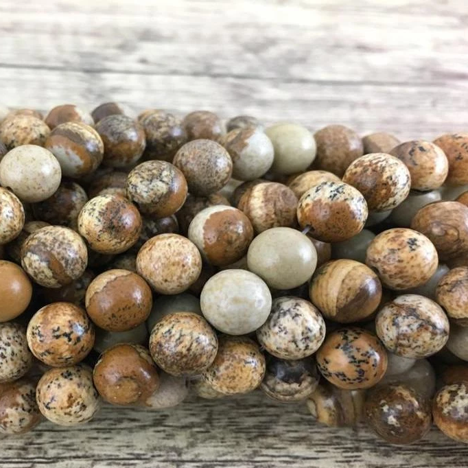 8mm Jasper Bead | Bellaire Wholesale