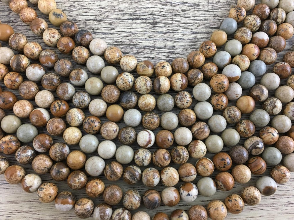 8mm Jasper Bead | Bellaire Wholesale