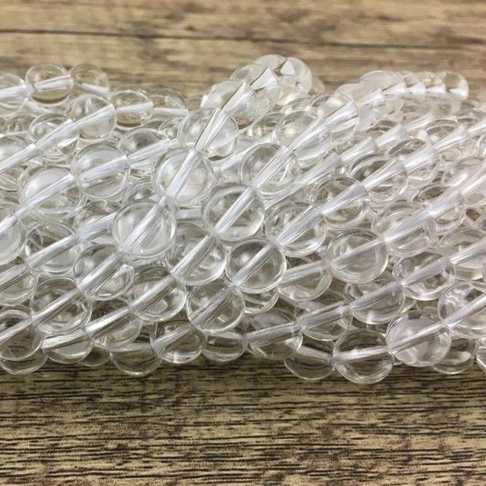 8mm Clear Quartz Bead | Bellaire Wholesale