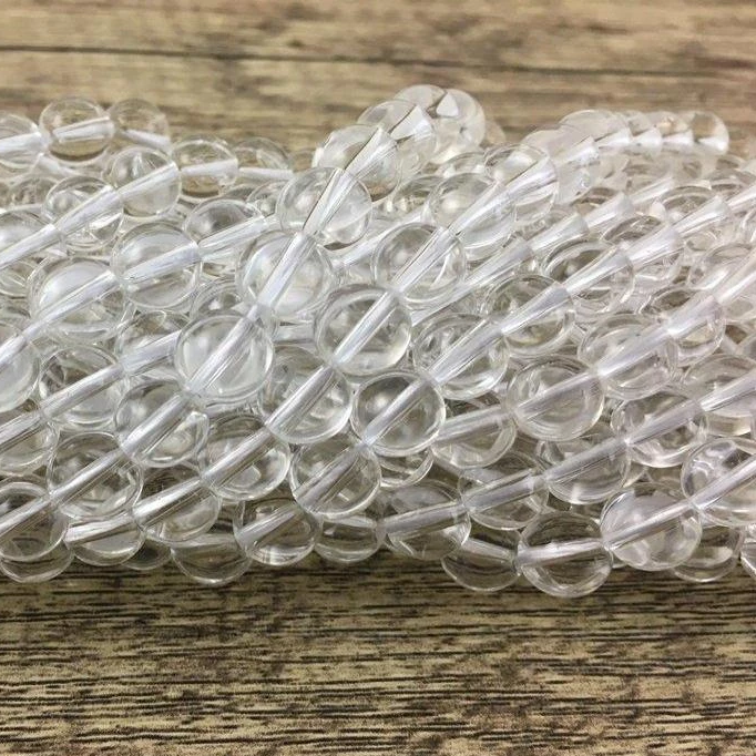 10mm Clear Quartz Bead | Bellaire Wholesale