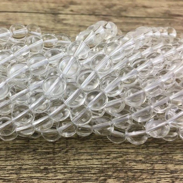 10mm Clear Quartz Bead | Bellaire Wholesale