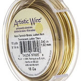 ARTISTIC WIRE 28G, Non Tarnish BRASS | Bellaire Wholesale