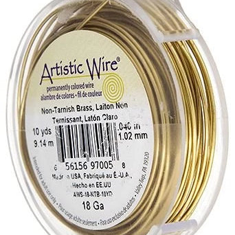 ARTISTIC WIRE 26G, Non Tarnish BRASS | Bellaire Wholesale