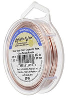 ARTISTIC WIRE 18G, Rose Gold | Bellaire Wholesale
