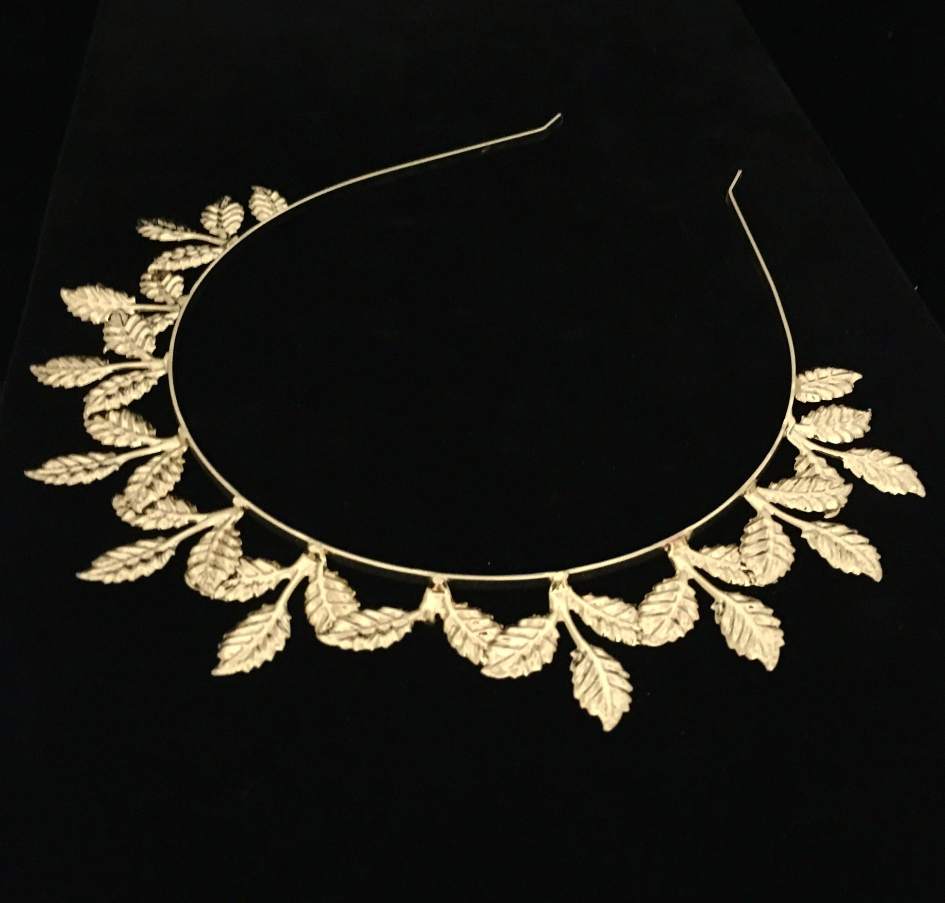 Hair Accessories, Gold Leaf Tiara Headband | Bellaire Wholesale