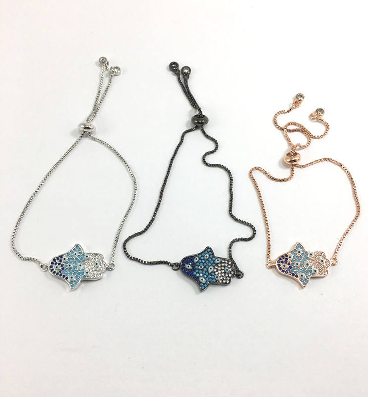 Adjustable Hamsa Bracelet | Bellaire Wholesale