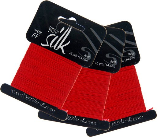 Silk Thread Jewelry FF, Red | Bellaire Wholesale
