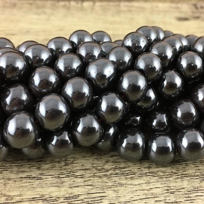 12mm Hematite Bead | Bellaire Wholesale