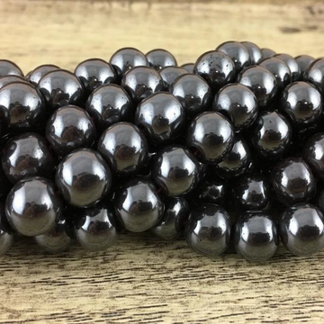 12mm Hematite Bead | Bellaire Wholesale