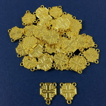 Alloy Connector, Gold Rosary Center Piece | Bellaire Wholesale
