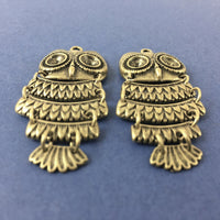 Alloy Charm, Bronze Owl Charm | Bellaire Wholesale