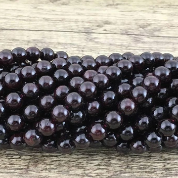 8mm Garnet Semi Precious Bead | Bellaire Wholesale