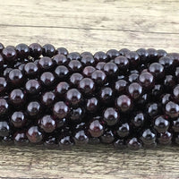 4mm Garnet Semi Precious Bead | Bellaire Wholesale