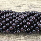 4mm Garnet Semi Precious Bead | Bellaire Wholesale