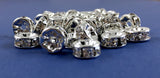 10mm CZ Roundels Silver Plated | Bellaire Wholesale