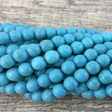 12mm Blue Howlite Bead | Bellaire Wholesale