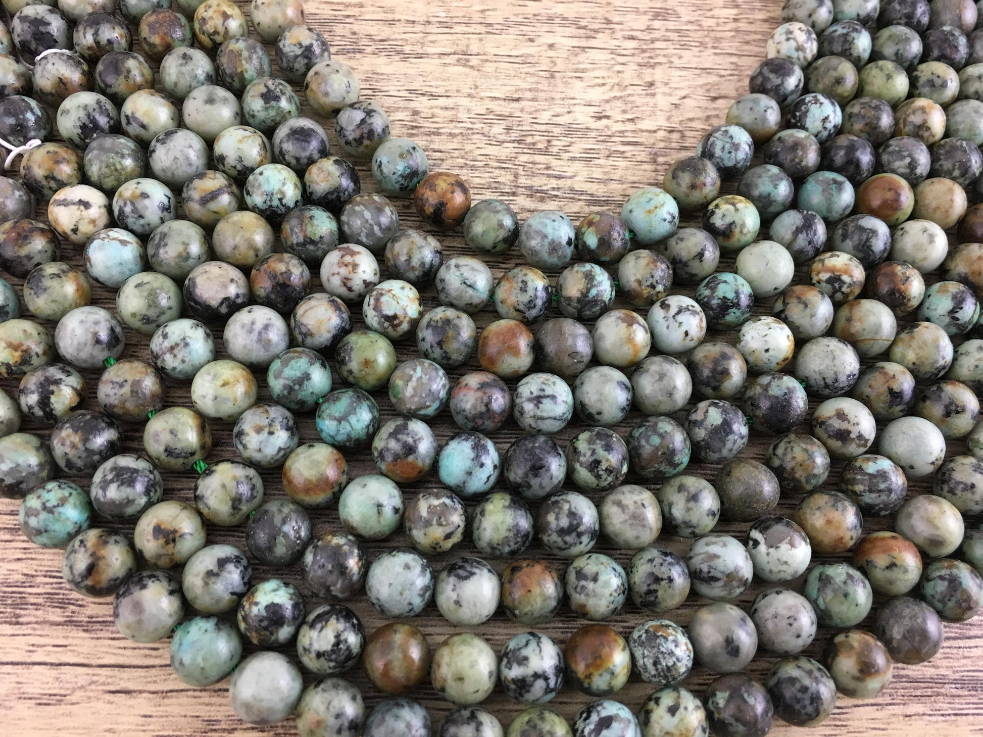 8mm African Turqouise Bead | Bellaire Wholesale