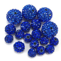 6mm Royal Blue Shamballa Bead | Bellaire Wholesale