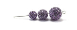 12mm Light Purple Shamballa Bead | Bellaire Wholesale