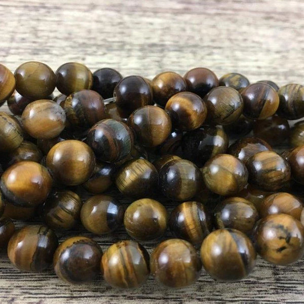 12mm Tiger Eye Bead | Bellaire Wholesale