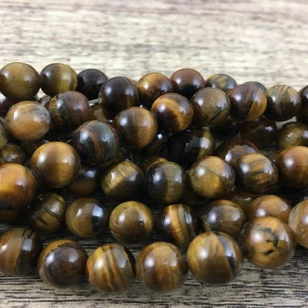 6mm Tiger Eye Bead | Bellaire Wholesale