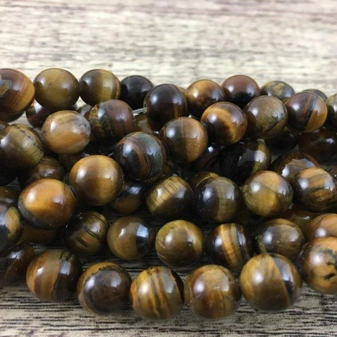 10mm Tiger eye Bead | Bellaire Wholesale