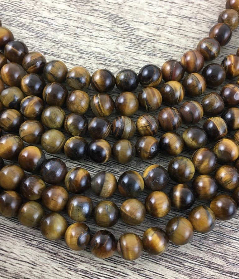12mm Tiger Eye Bead | Bellaire Wholesale