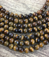 4mm Tiger Eye Bead | Bellaire Wholesale