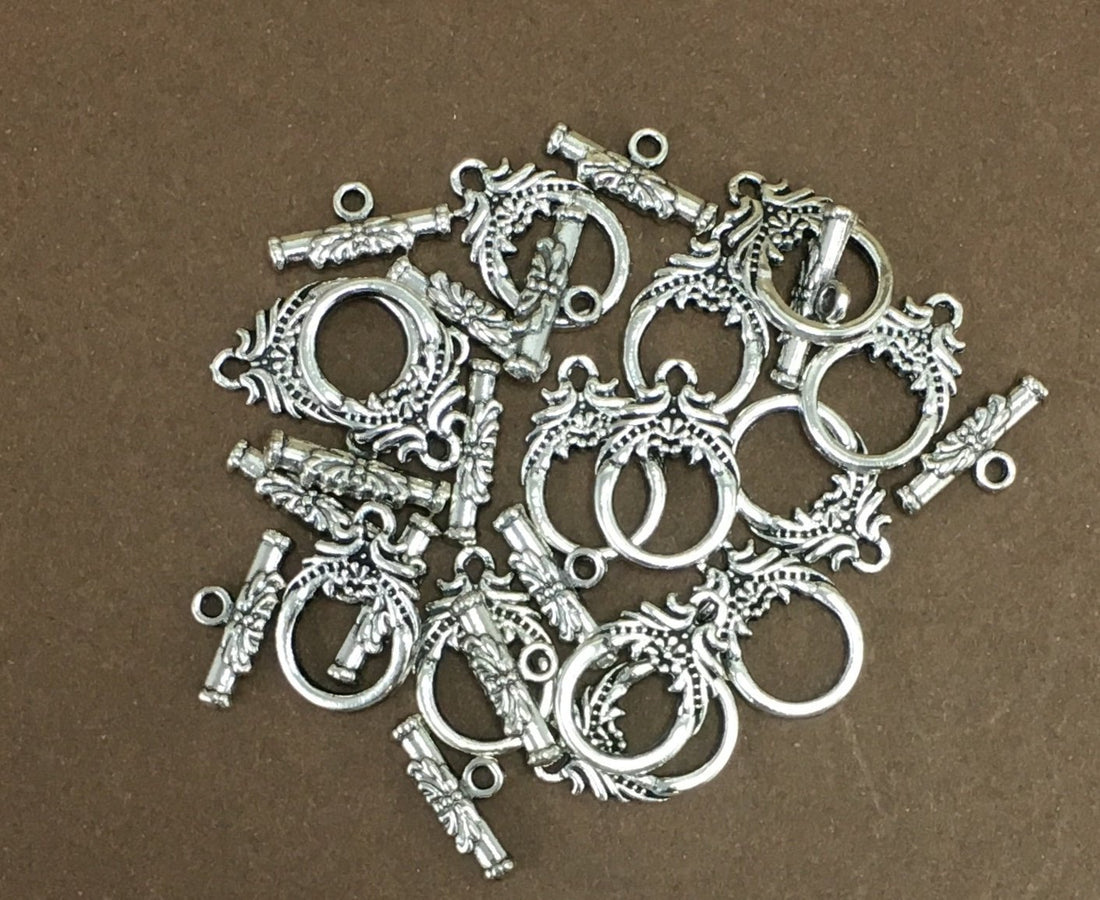 8 Sets of Antique Silver Toggle | Bellaire Wholesale
