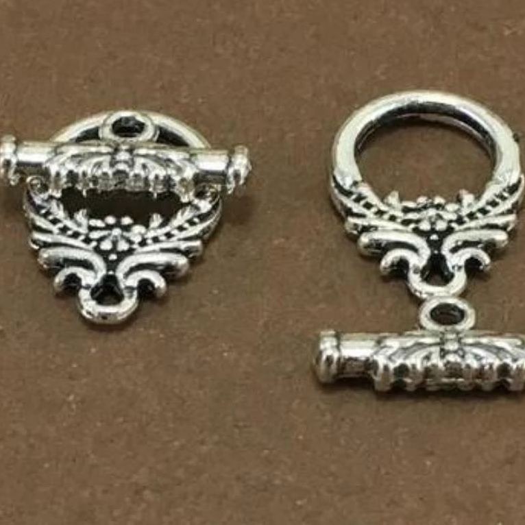 8 Sets of Antique Silver Toggle | Bellaire Wholesale